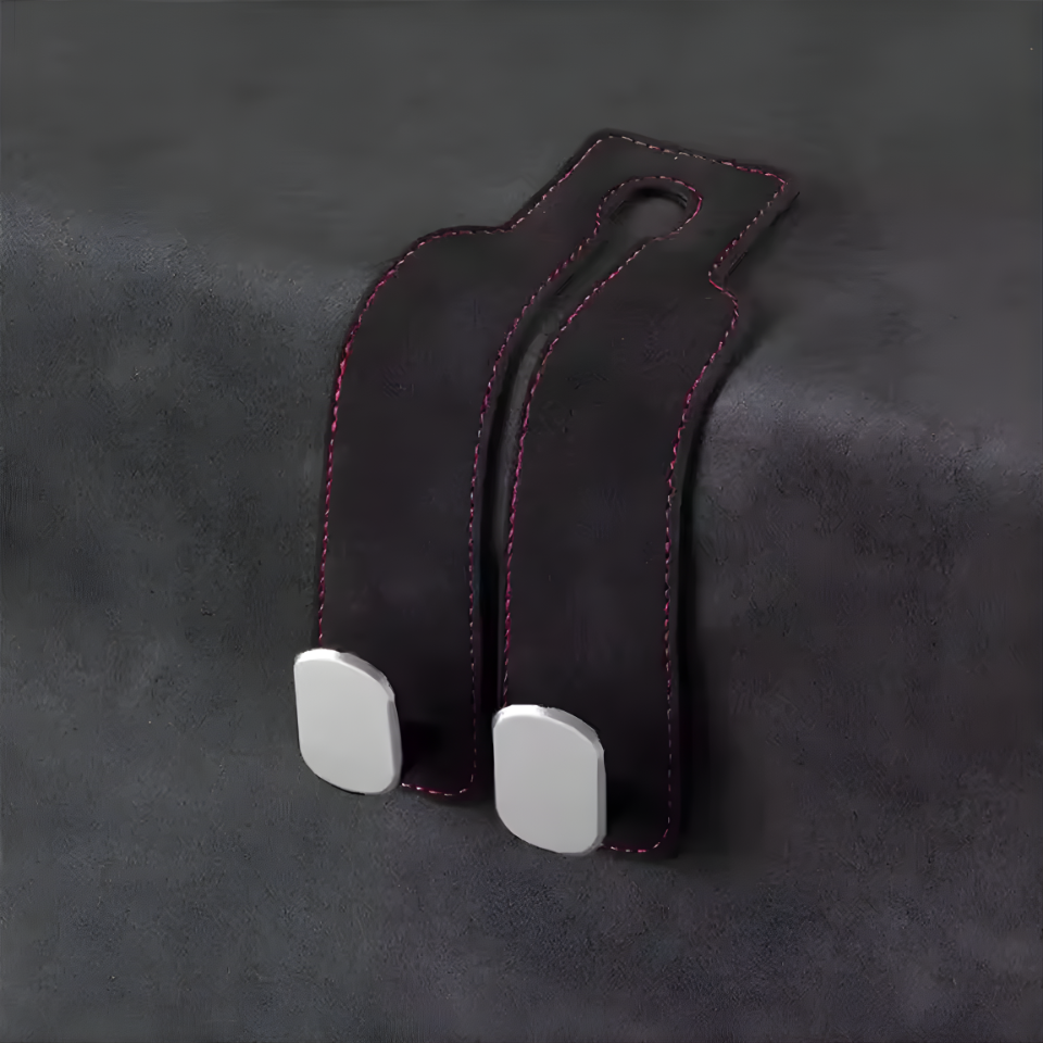 CozyCar™ Suede Car Purse Hooks