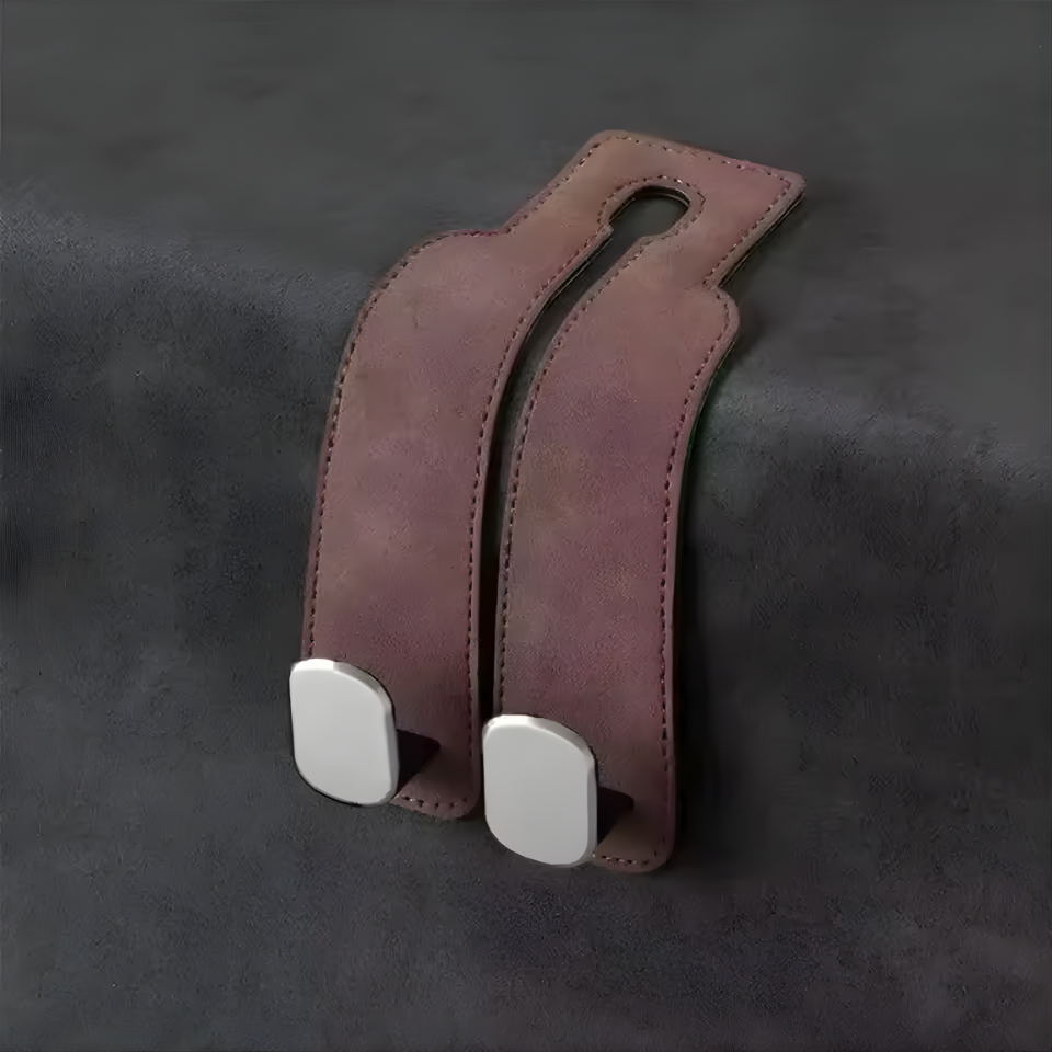 CozyCar™ Suede Car Purse Hooks