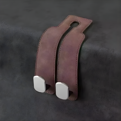 CozyCar™ Suede Car Purse Hooks