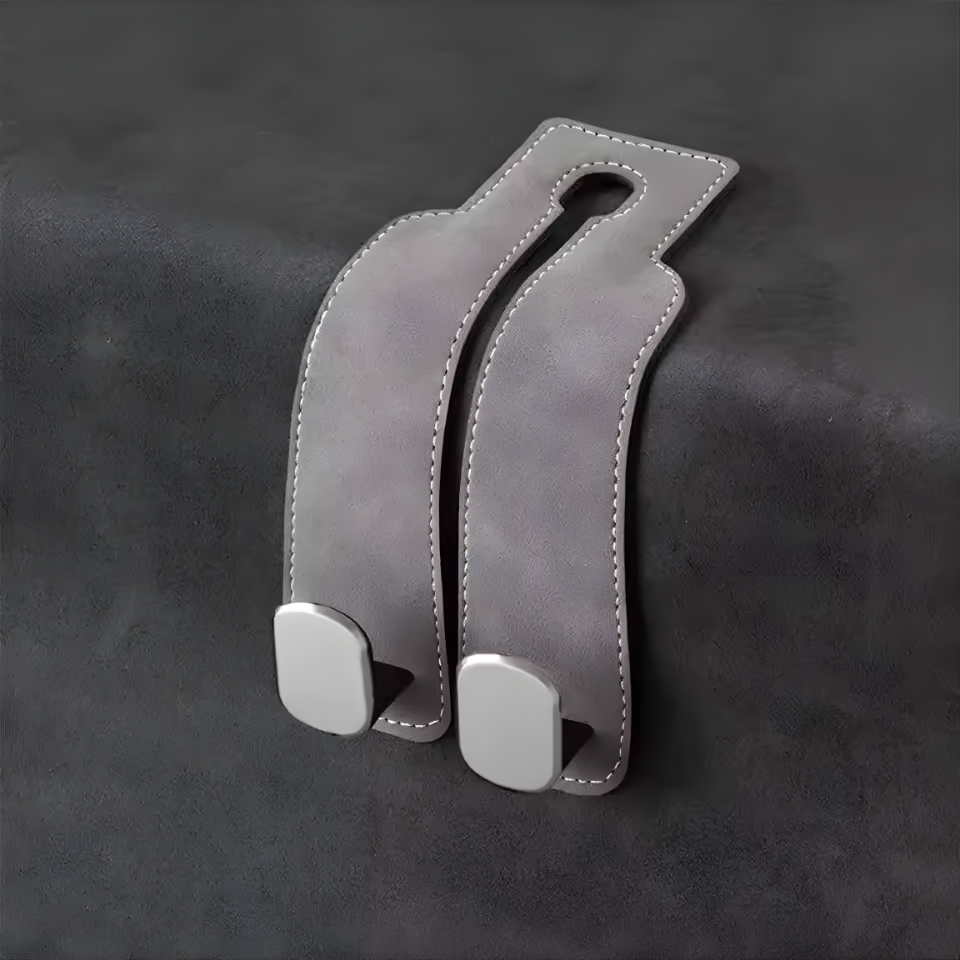 CozyCar™ Suede Car Purse Hooks